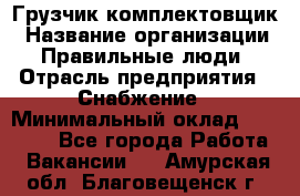 Грузчик-комплектовщик › Название организации ­ Правильные люди › Отрасль предприятия ­ Снабжение › Минимальный оклад ­ 24 000 - Все города Работа » Вакансии   . Амурская обл.,Благовещенск г.